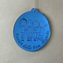Pallina di Natale tema Nonni Regplex Scritta Personalizzata PNP-13 - immagine 3