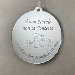Pallina di Natale tema Nonni Regplex Scritta Personalizzata PNP-16 - immagine 2