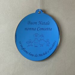 Pallina di Natale tema Nonni Regplex Scritta Personalizzata PNP-16 - immagine 3