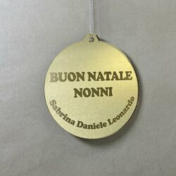 Pallina di Natale tema Nonni Regplex Scritta Personalizzata PNP-56 - immagine 2