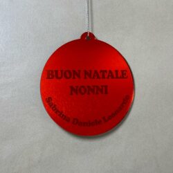 Pallina di Natale tema Nonni Regplex Scritta Personalizzata PNP-56 - immagine 3