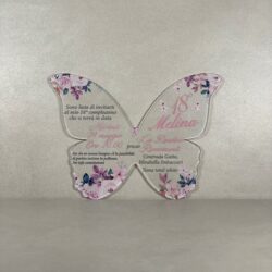 Partecipazioni in Plexiglas personalizzate - Forma Farfalla Regplex Eventi - Wedding - Cerimonie - Matrimonio - Feste - immagine 2