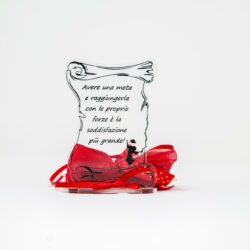 Pergamena Laurea in Plexiglas in versione accessorio per Bomboniera Regplex Personalizzabile - immagine 2