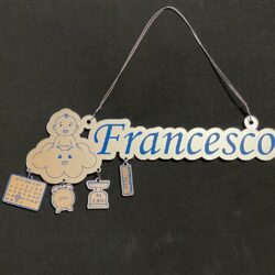 Ricordo Nascita in Plexiglas Regplex Con Scritta Personalizzata - immagine 2