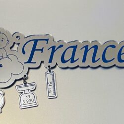 Ricordo Nascita in Plexiglas Regplex Con Scritta Personalizzata - immagine 5