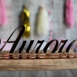 Scritta - Nome - in Plexiglas Regplex Personalizzata