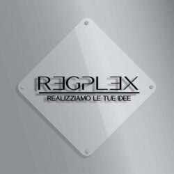Targa Insegna Rombo in Plexiglas Regplex Incisione Personalizzata - immagine 2